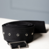 long black eyelet belt