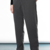 grey straight leg pants