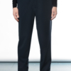 navy blue straight leg pants